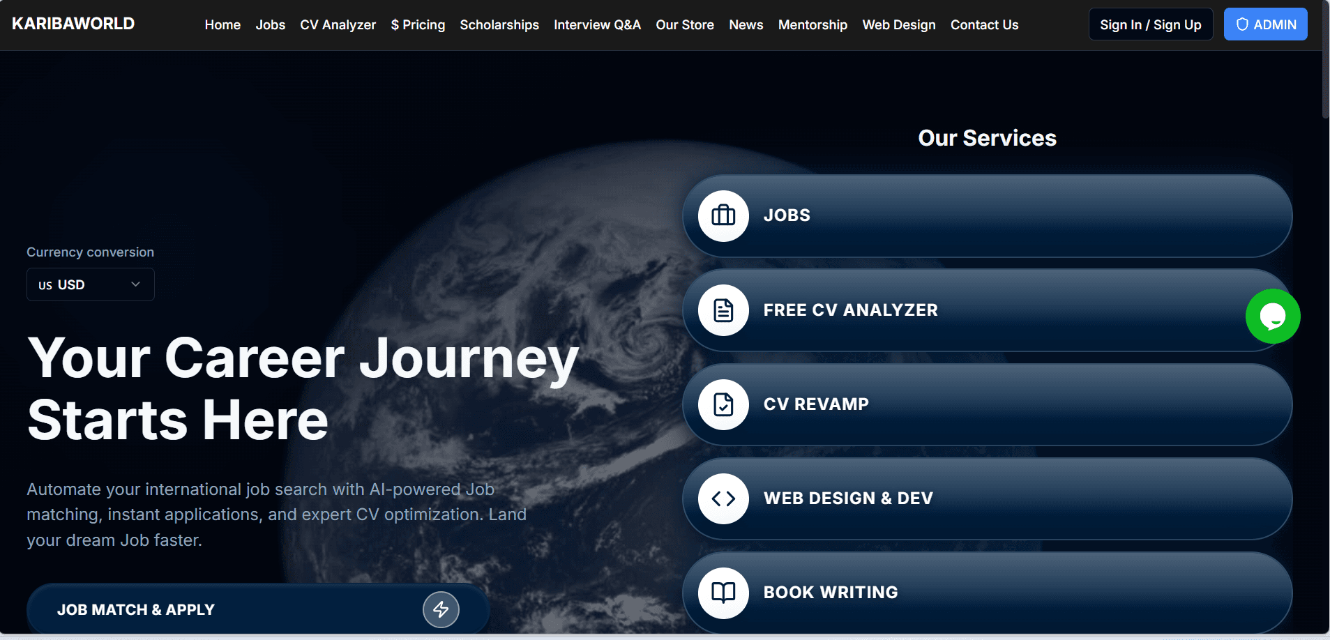 KaribaWorld — Automated Job Application Platform